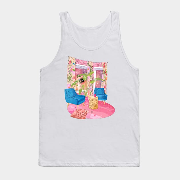 A Cat behind a window Tank Top by Mimie20